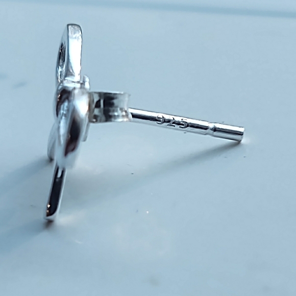 🆕️Bow Sterling Silver .925 Earrings - Picture 3 of 7